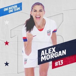 NWT Nike Team USA Alex Morgan Jersey